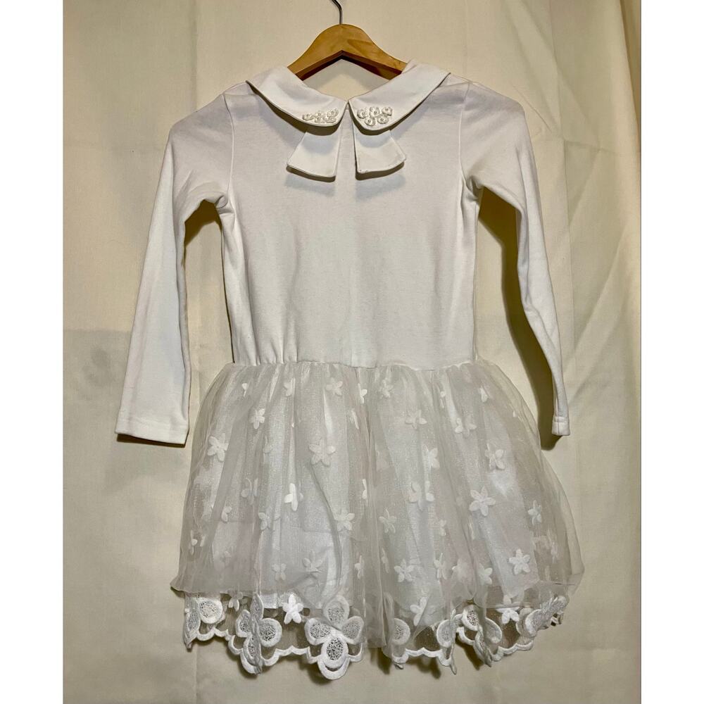 Bonny Billy Little Girls White Dress Girls Size 11.